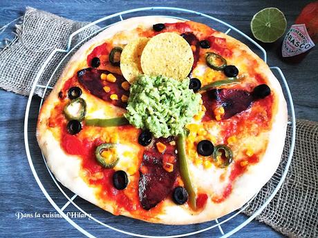 Pizza aux saveurs Mexicaines - Dans la cuisine d'Hilary
