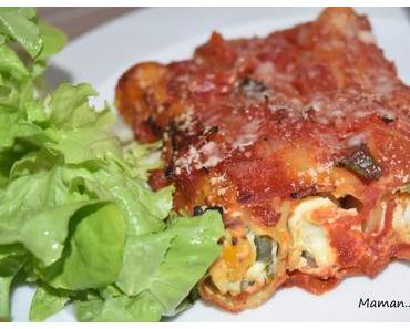 Cannelloni aux poivrons et à la bricotta