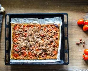 Tarte à la tomate et au thon