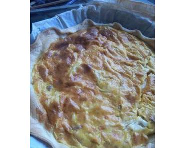 Tarte à la truite fumée et à la mascarpone