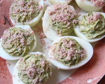 Oeufs mimosa au jambon