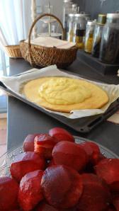 Tarte aux pêches de vigne