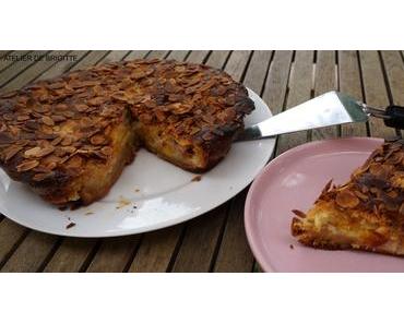 Moelleux aux pêches et amandes