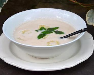 Soupe de bananes au lait de coco