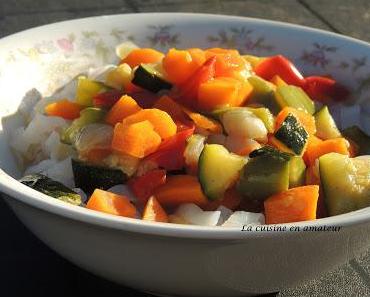 Poêlée de légumes et konjac