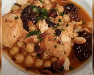 Poulet aux pruneaux et amandes façon tajine au cookeo companion thermomix ou sans robot