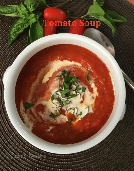 sweet kwisine, tomato soup, grilled cheese, soupe de tomate, croque-monsieur, camembert, fromage, jambon, cuisine rapide, basilic, roasted tomato, easy cooking, homemade cooking