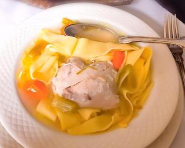 Soupe de Poulet Aux Pâtes Fraîches