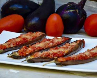 Aubergines gratinées au parmesan