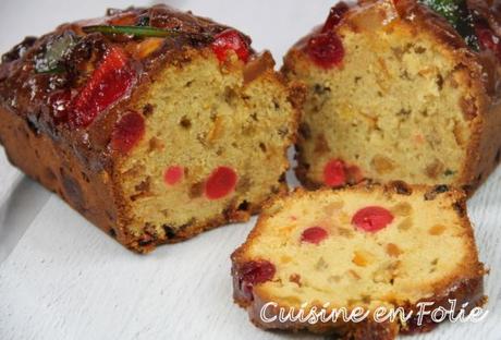 Cake aux fruits confits