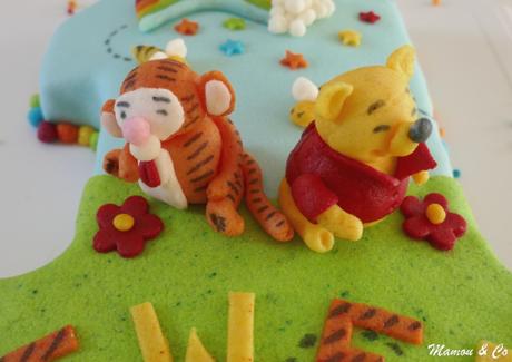 Gâteau 1 an Winnie et Tigrou