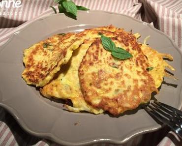 Röstis de courgettes au basilic