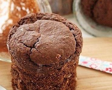 Moelleux au chocolat dans le bocal, bio {sans gluten, sans oeufs, sans lait, végétalien}