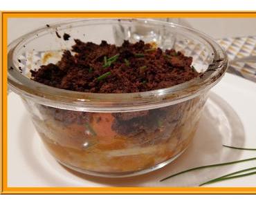 Crumble de Potiron, Carottes, Chèvre et Farz