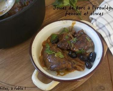 Joues de porc à l’Irouléguy, fenouil et olives