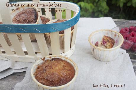 Petits gâteaux framboises et citron vert à la brousse