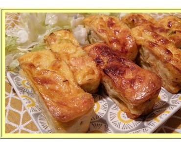 Bouchées poireaux et saumon fumé