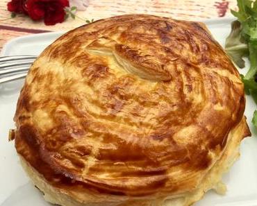 Feuilletés de saumon et poireaux