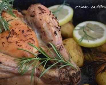 Poulet rôti au citron et à l’estragon