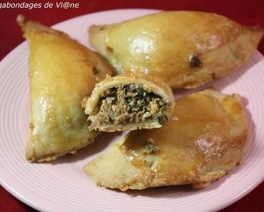 Empanadillas thon, poivron et oeuf