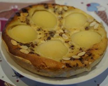 Tarte Amandine, Poires et Chocolat