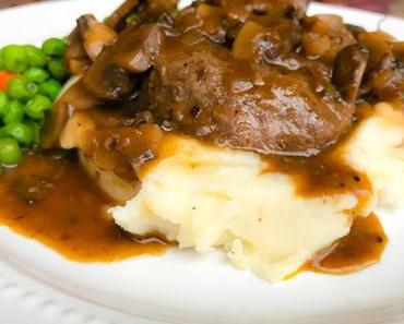 Salisbury Steak Steak Aux Champignons