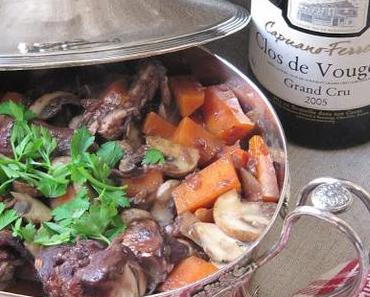 Lapin au vin rouge