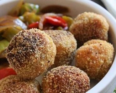 Boulettes lentilles corail-quinoa, bio {sans gluten, sans oeufs, sans lait}