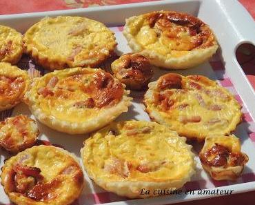 Mini quiche à la pâte minute Tupperware