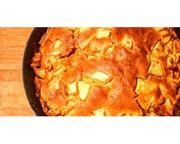 Gâteau aux pommes et à la confiture de lait