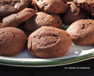 Biscuits soufflés au chocolat