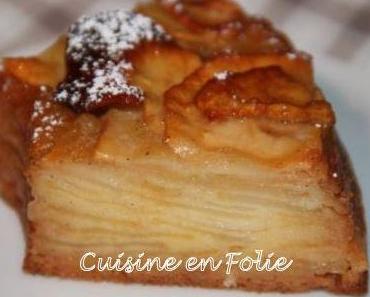 Gâteau invisible aux pommes