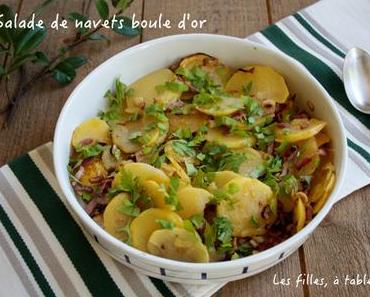 Salade de navets boule d’or