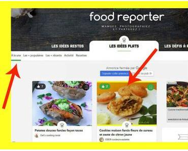 Mes plats à la Une de Food Reporter !…