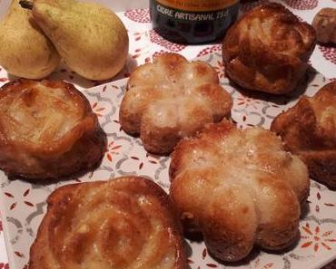 Muffins aux Poires Confites au Cidre