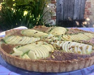 Tarte bourdaloue pomme et pistache ♨︎