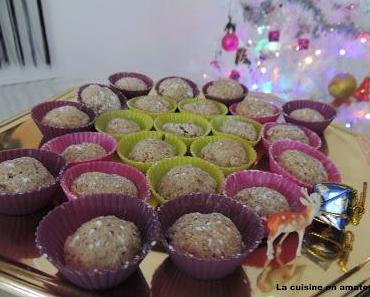 Bouchées à la poudre d'amandes