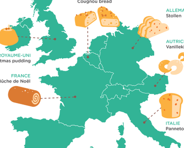 Tour d’Europe des pâtisseries de Noël