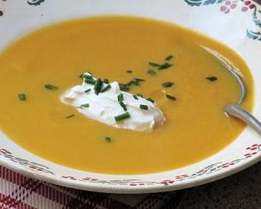 Soupe au céleri rave & à la carotte
