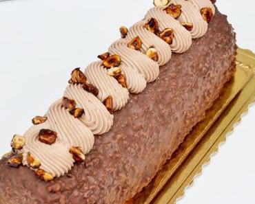 Bûche 100% praliné