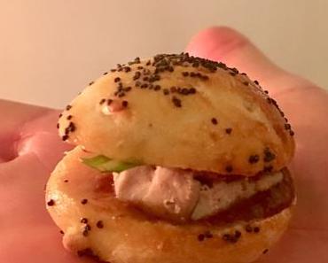 Mini burgers au foie gras