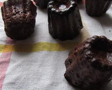 Minis cannelés chocolat et fève Tonka.