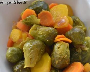 Poêlée de choux de Bruxelles à l’orange