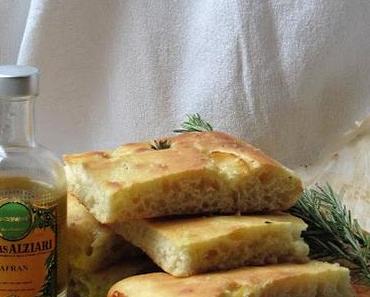 Focaccia au romarin & au citron confit.