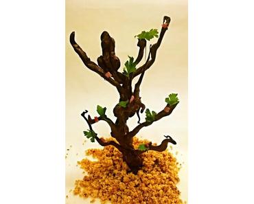 L'arbre chocolat sur un bavarois de François Blestel « La Table de François »