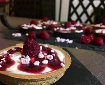 Mon cheesecake framboise en tartelette