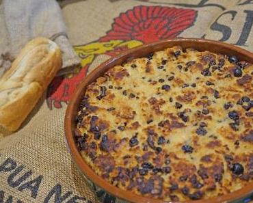 Le pudding du dimanche soir aux raisins et chocolat