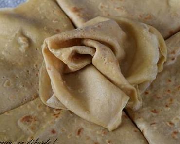 Crêpes au lait de noisette