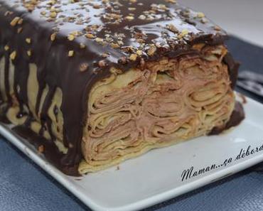 Terrine de crêpes au chocolat