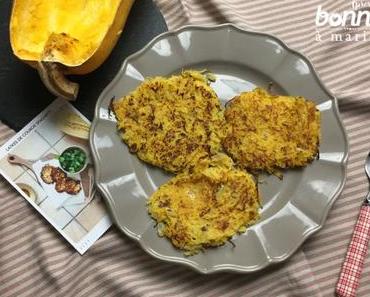 Latkes de courge spaghetti {röstis aux épices indiennes}